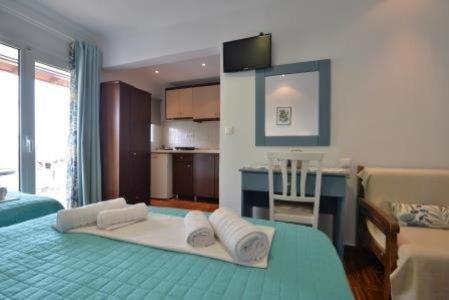 Garbis Μπακάλης Θεοχάρης Apartment เลปโตการายา ภายนอก รูปภาพ